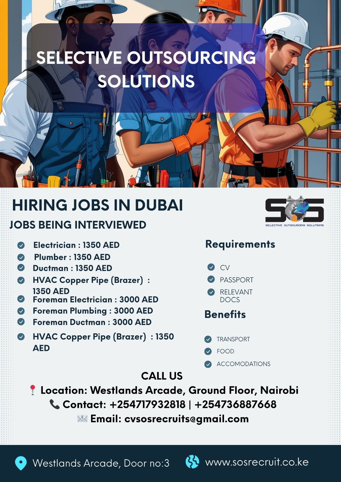 Job Vacancies in Dubai for Kenyans