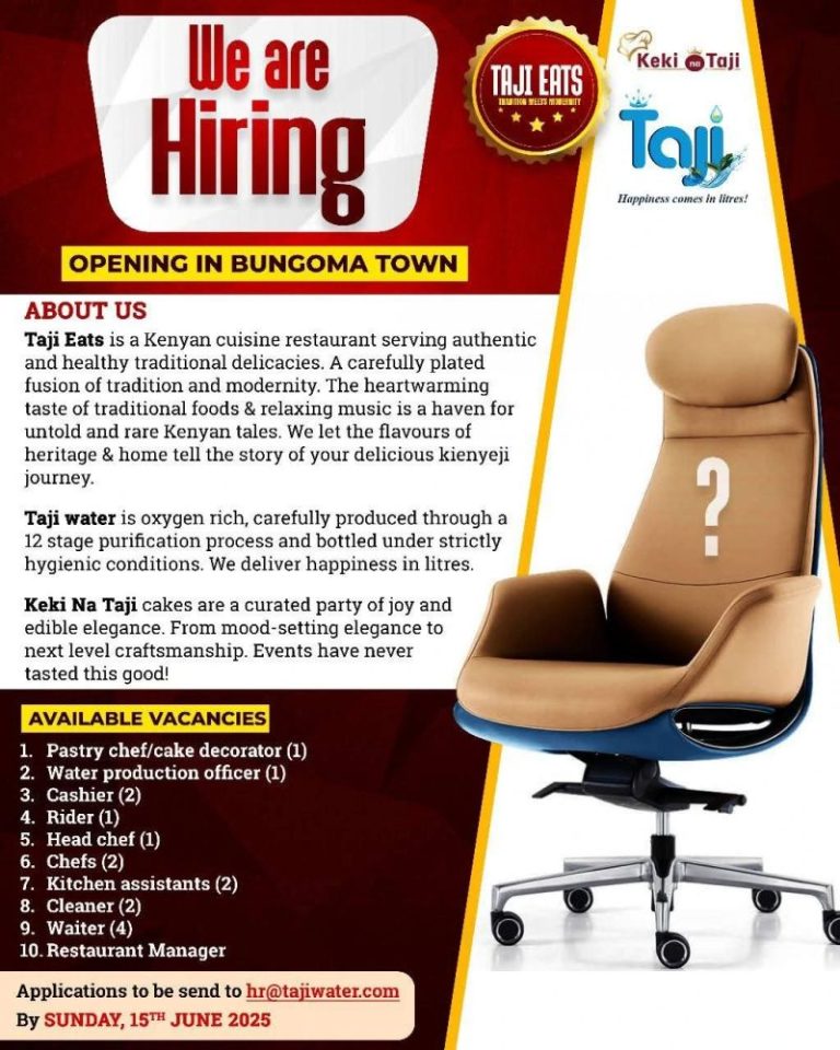 Jobs at Taji Eats